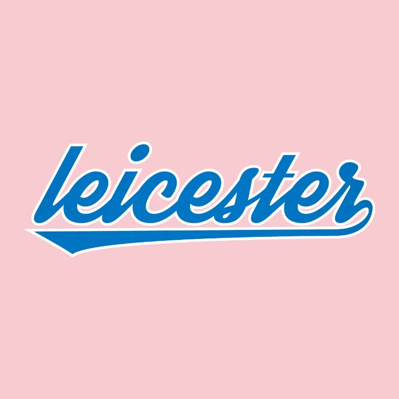 Leicester Blue Script Design