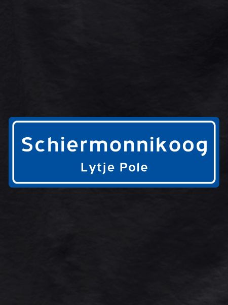 Schiermonnikoog place name sign