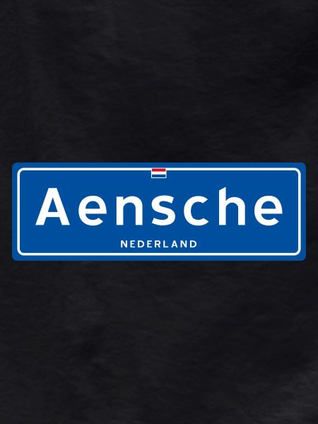 Aensche (Enschede) place name sign