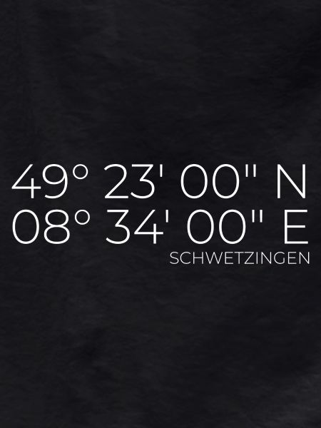 Coordinates Schwetzingen