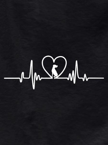 Dog heartbeat dog lover