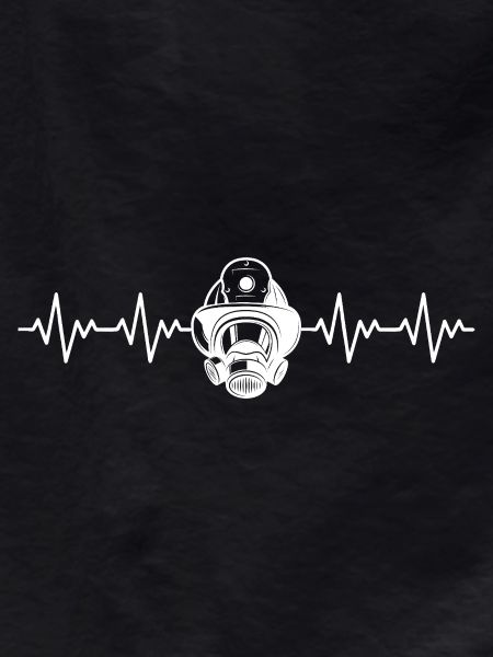 Firefighter Fire Brigade ECG Heartbeat