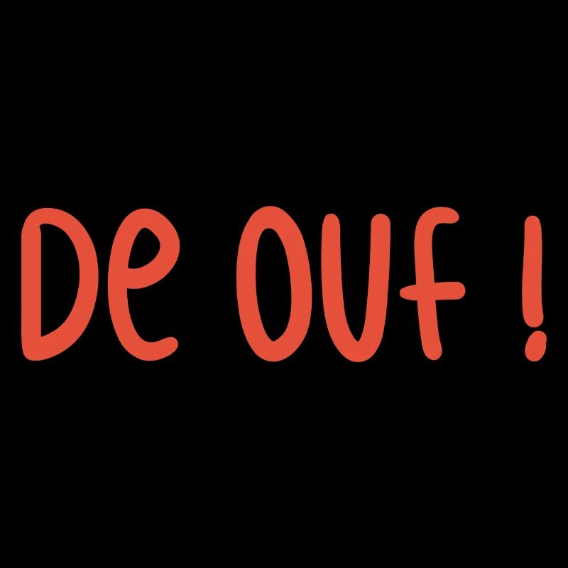 Crée ta phrase ... de ouf! typographie rouge