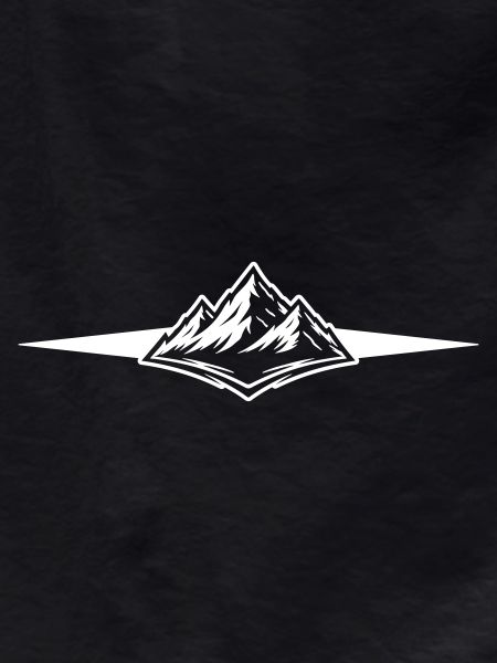 Mountains icon line