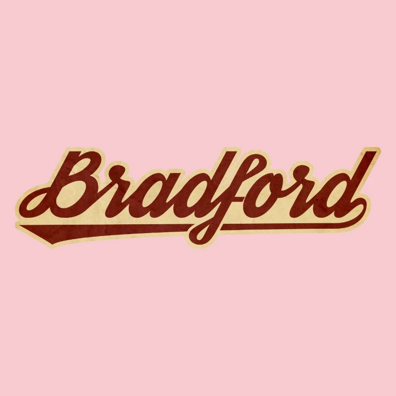 Bradford Vintage Script Logo