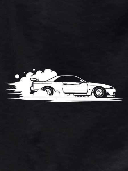 Sportwagen in Driftbewegung