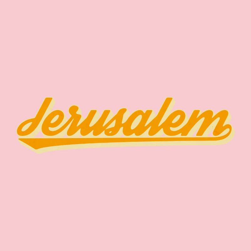 Jerusalem Retro Script