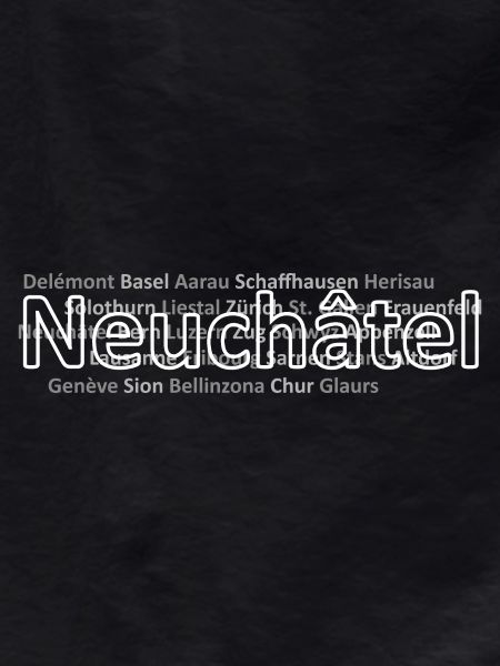 Schweizer Städte Neuchatel