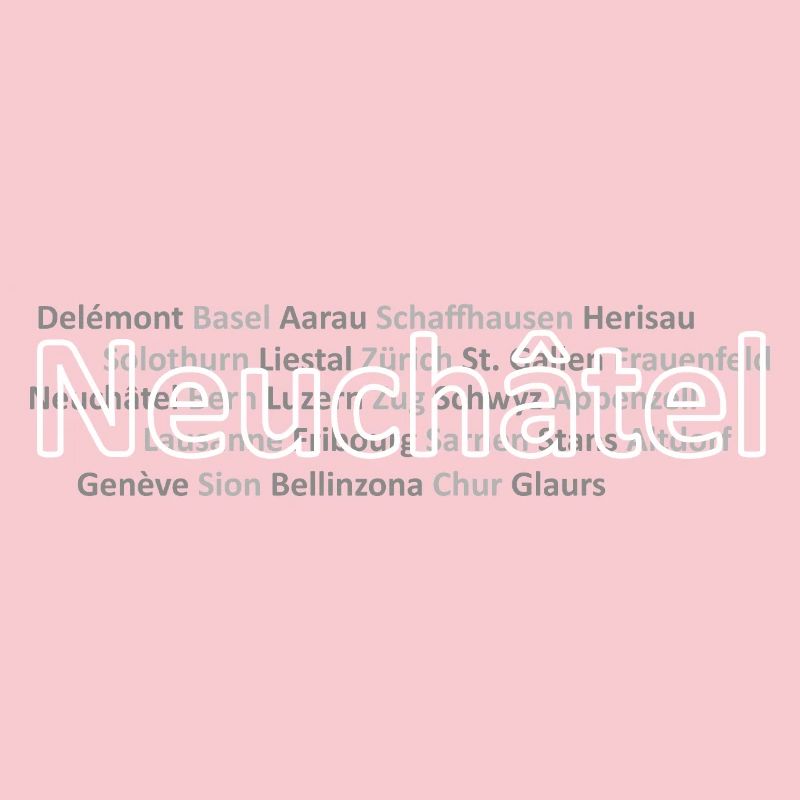 Schweizer Städte Neuchatel