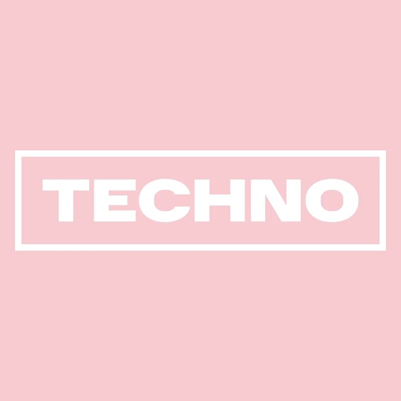 Conception de logo de musique techno