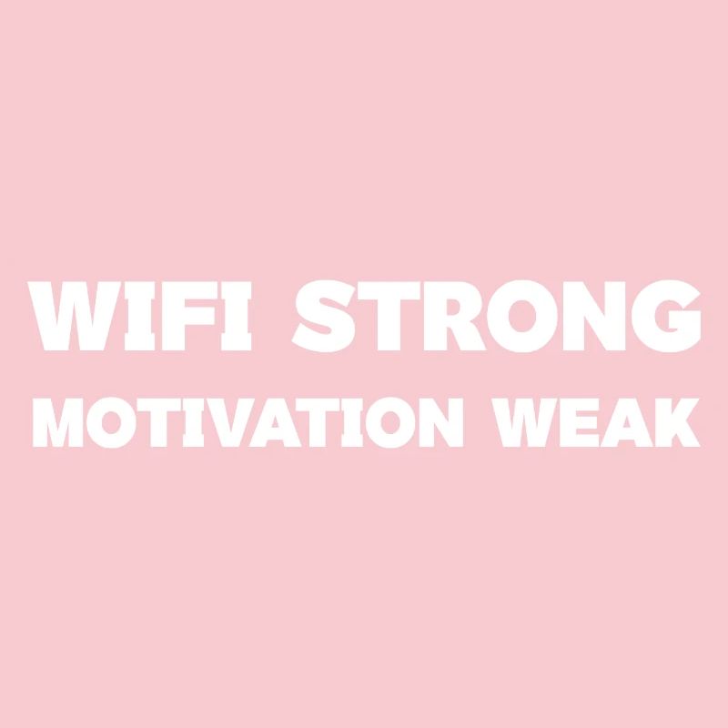 Bold WET STRONG Motivation Print