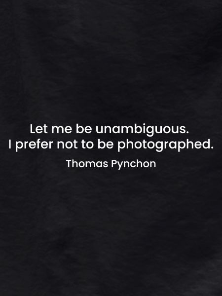 Thomas Pynchon quote