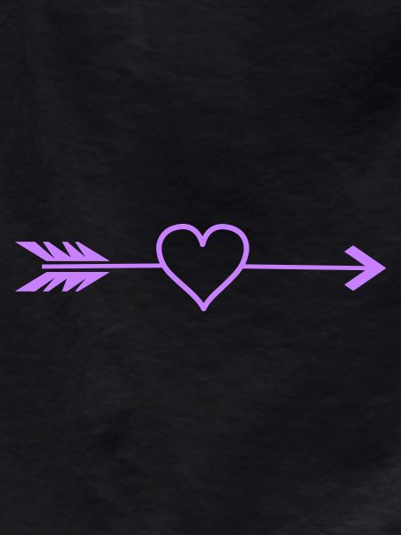 Heart Arrow in Purple