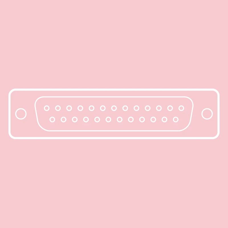 DB 25 Connector Parallel, Drucker