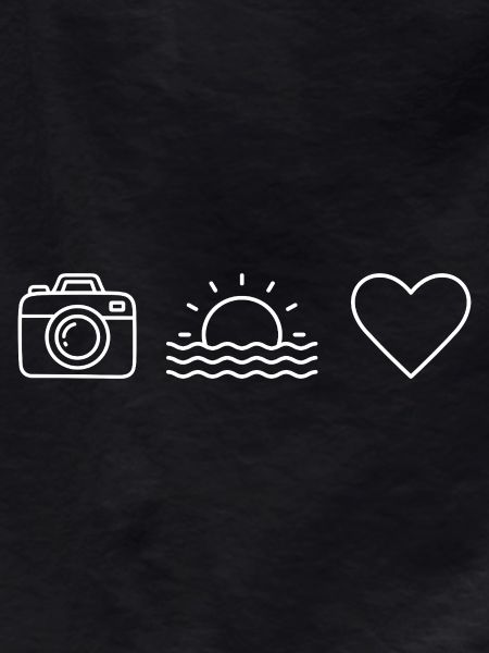 Camera Sunset Heart