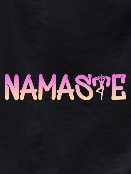 Namaste Gradient Schrift – Yoga Muster