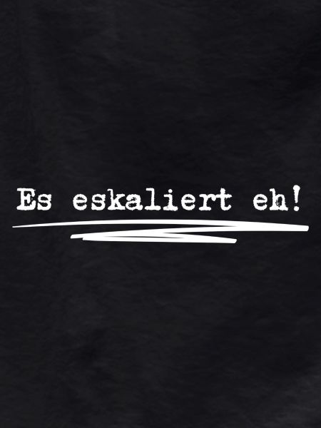 It's escalating anyway!