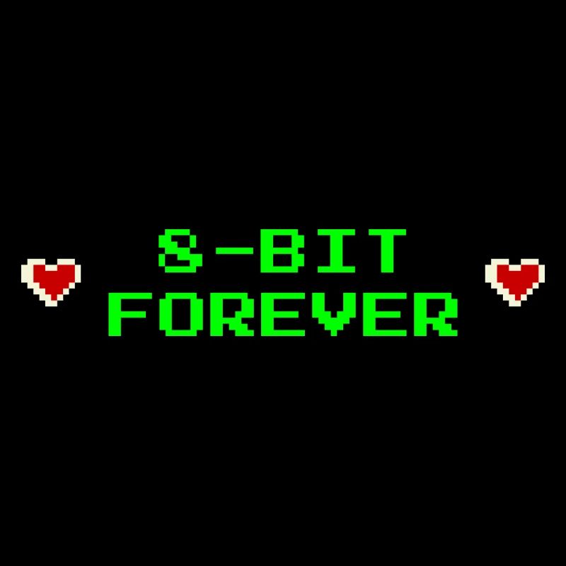 8-Bit Forever – Retro Gamer Tee