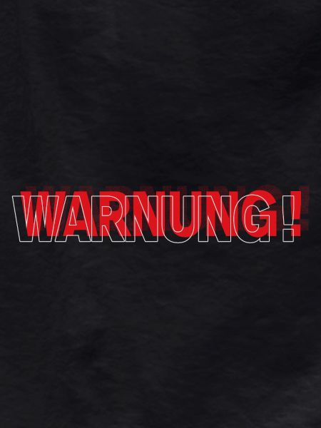 Warning - Modern Statement Design