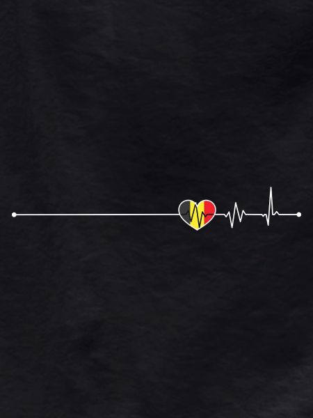 Heartbeat belgium flag