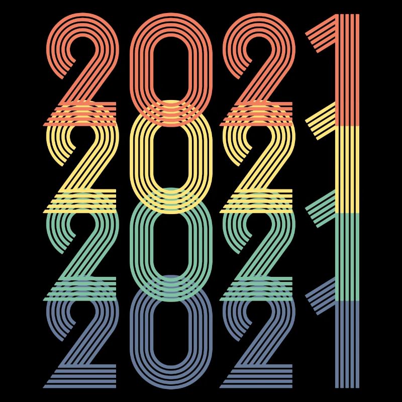 Cool Retro 2021, 2 ans, 2e anniversaire Enfants