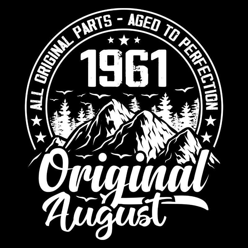 August 1961 Original:63 Years Birthday Gift