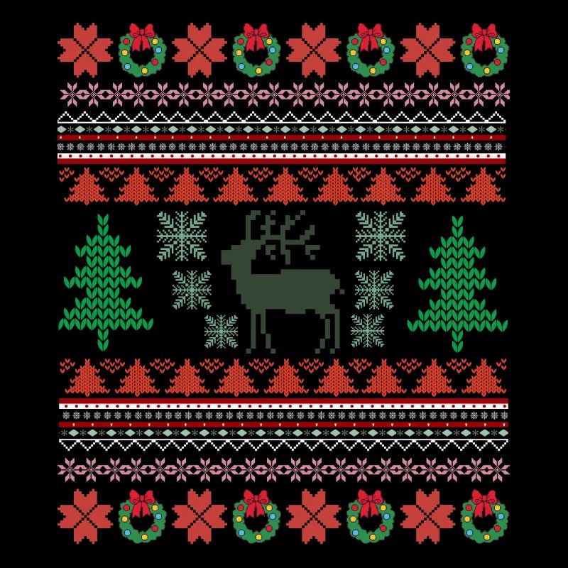 Retro Christmas Pattern 2