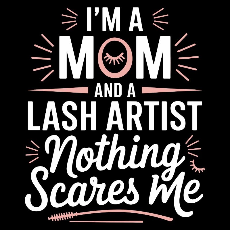 Between family and eyelash art