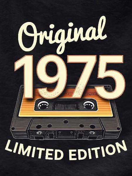 50th Birthday 1975 Design
