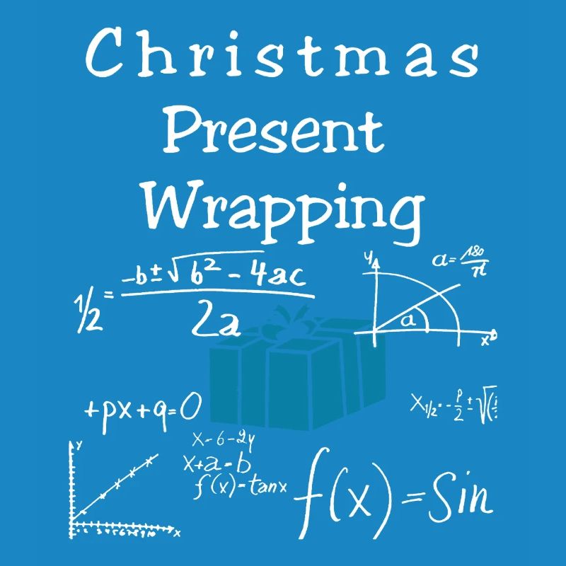 Funny Math Christmas Present Wrapping
