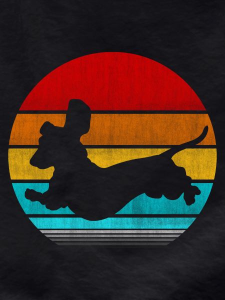 retro vinatge dachshund
