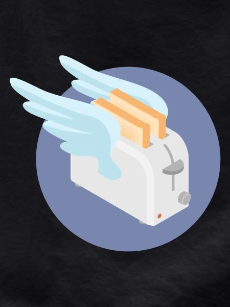 Flying toaster