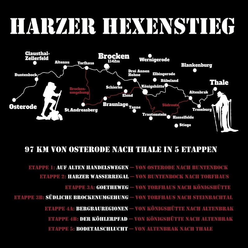 Harzer Hexenstieg Wandergruppen - 5 Etappe