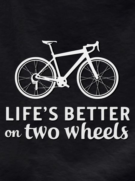 Bicycle with Motivational Quote Design