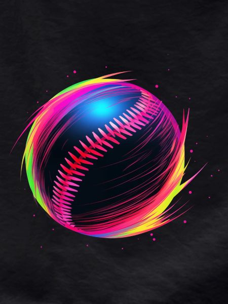 Baseball Ball Vaporwave