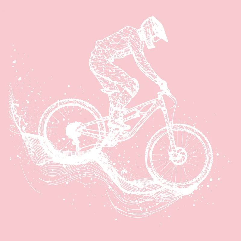 Mountainbiking Zeichnung