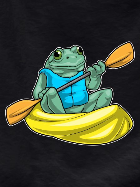 Frosch kleines Boot