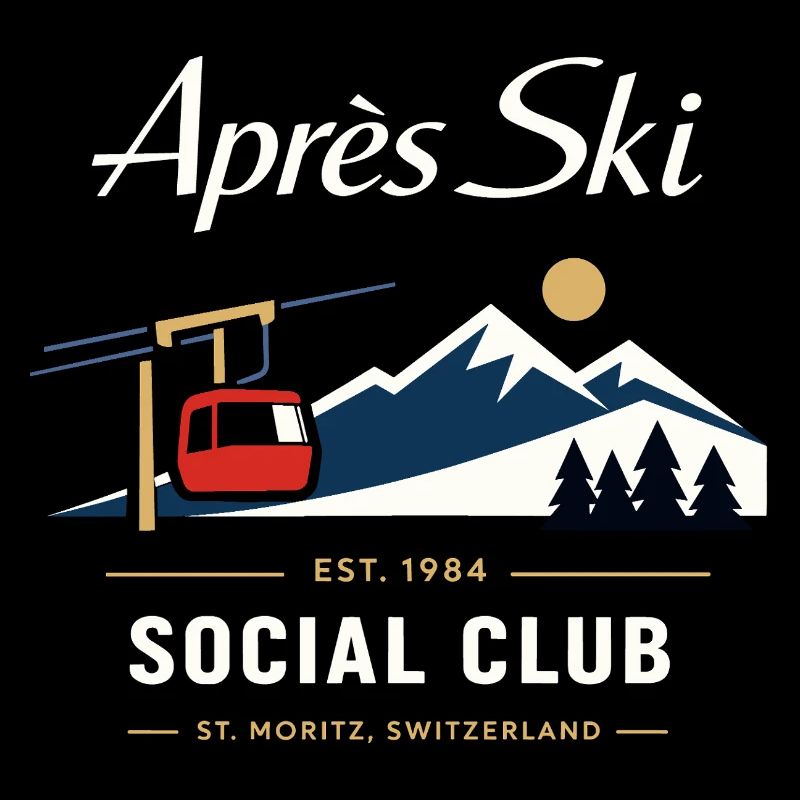 Après Ski Vintage Retro 90s Gift