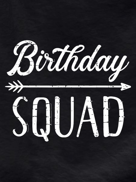 Birthday Squad Arrow