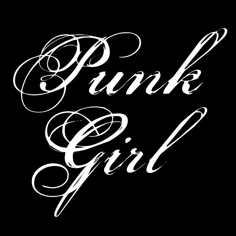 Punk Girl Script typography