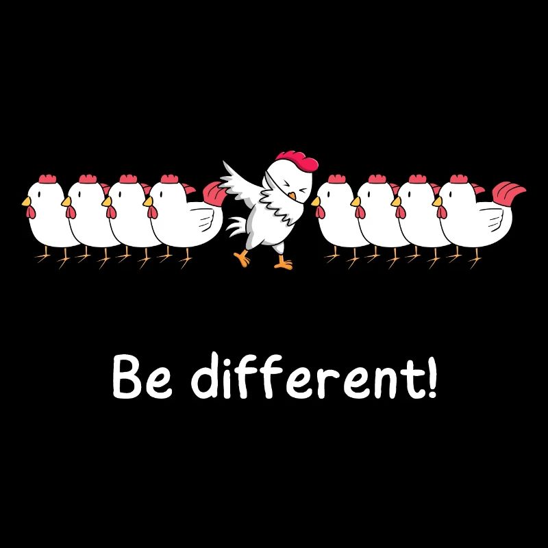 Être différent! Dansez hors ligne !