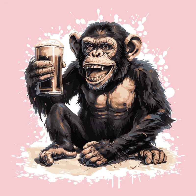 Monkey Beer Funny