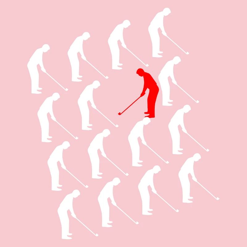 Golf Geschenk Golfschwung Golfplatz sei anders