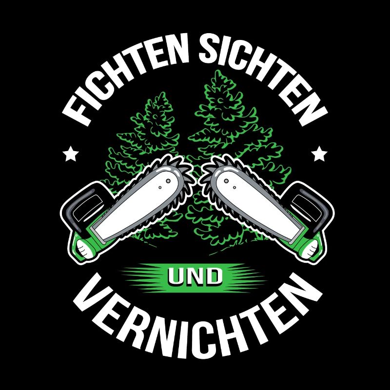 LumberjackS T-shirt through and destroy spruces