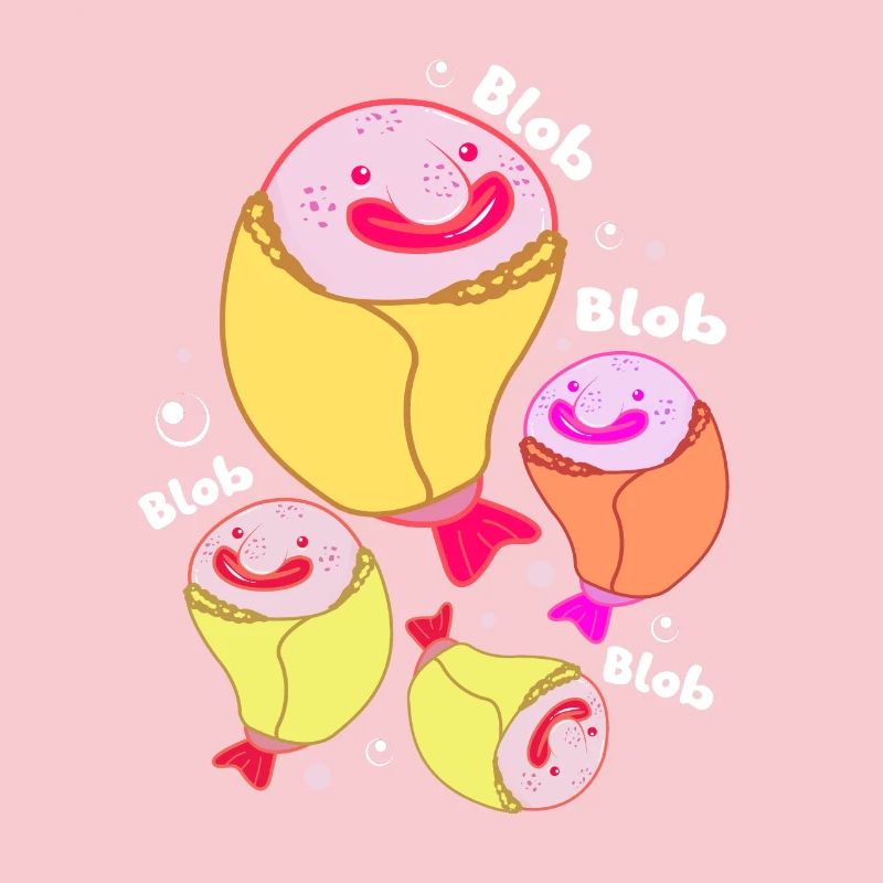 Blobfisch Tiefsee Grumpy Introvertiert Geschenk