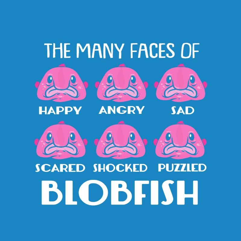 Blobfish Deep Sea Grumpy Cadeau introverti