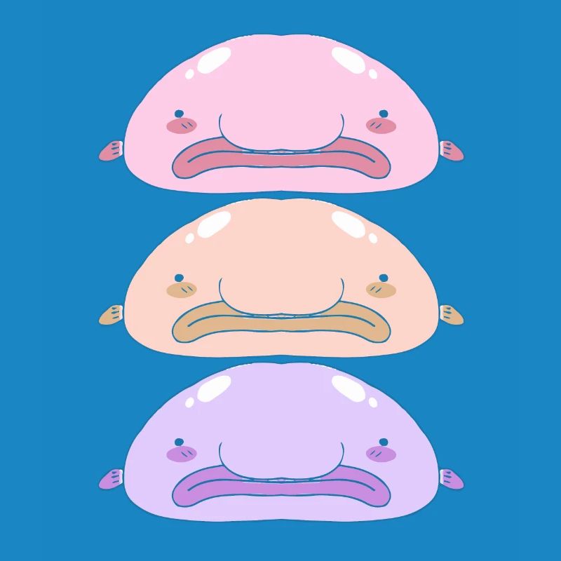 Blobfish Deep Sea Grumpy Introverted Gift