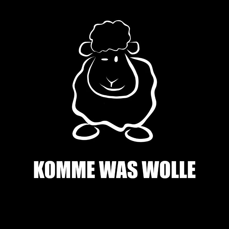 Echt Schaf Design KOMME WAS WOLLE Geschenk