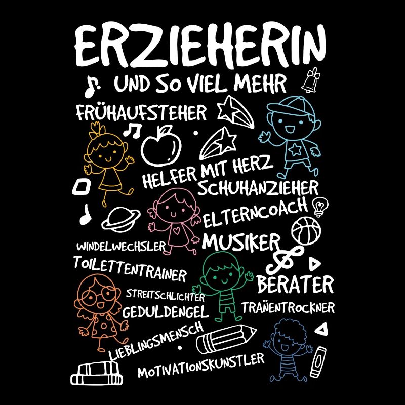 ERZIEHERIN - Kindergarten Kita Geschenkidee