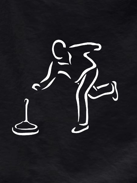 Stick shooting curling